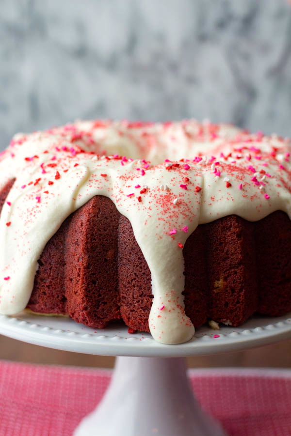 Red Velvet Bundt Cake with Cream Cheese Filling vii