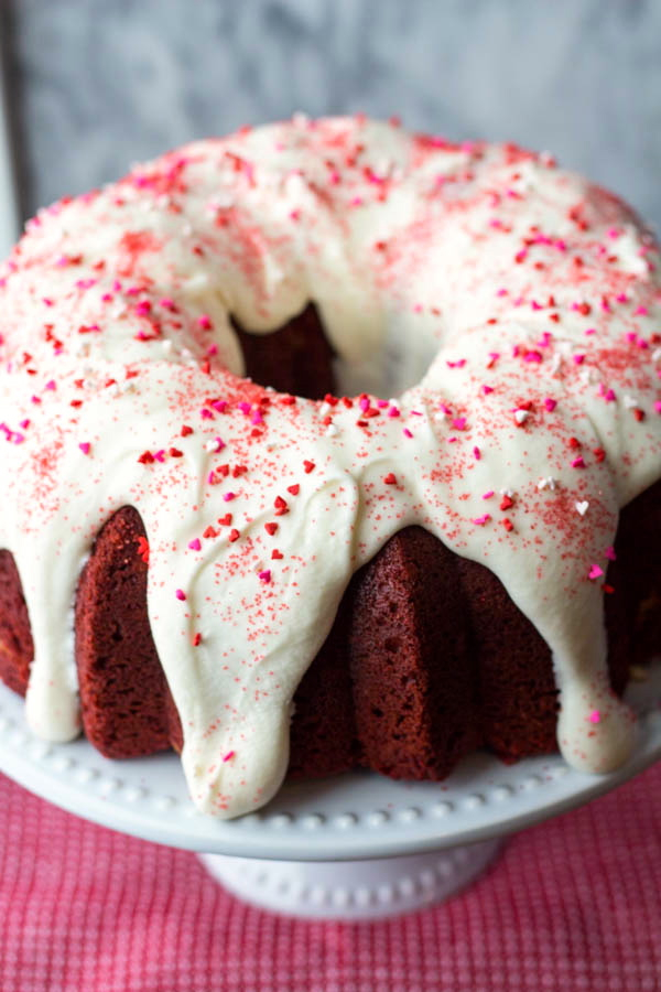 Red Velvet Bundt Cake with Cream Cheese Filling viii
