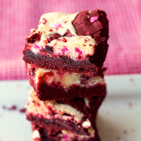 Red Velvet Gooey Cheesecake Bars |Two in the Kitchen ciii