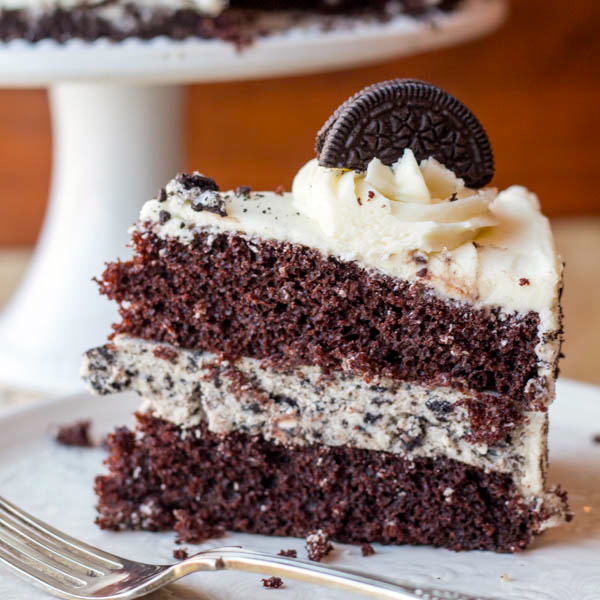 Cookies and Cream Cheesecake Cake | Two in the Kitchen c