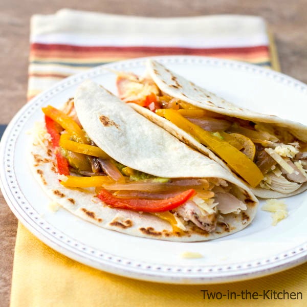 Grilled Chicken Fajitas  Two in the Kitchen c