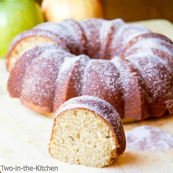 Apple cider Donut Cake Two in the Kitchen c