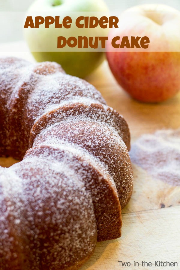 Apple cider Donut Cake  Two in the Kitchen v