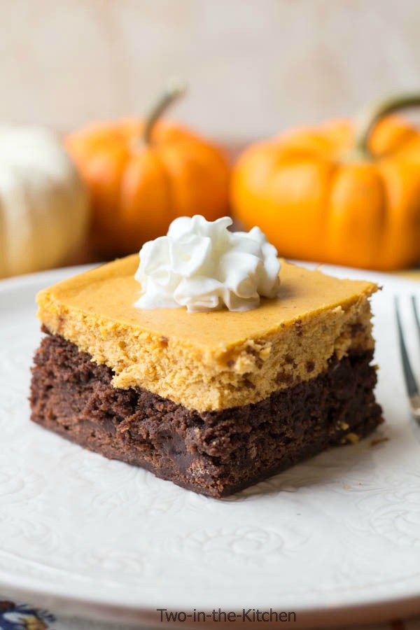 Pumpkin Cheesecake Brownies  Two in the Kitchen viii