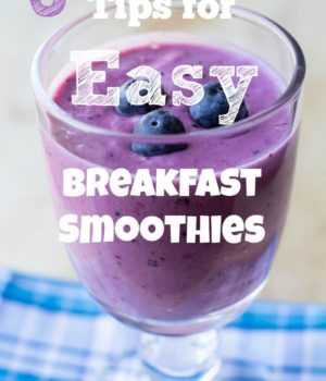 5 Tips to Easy Breakfast Smoothies and giveaway
