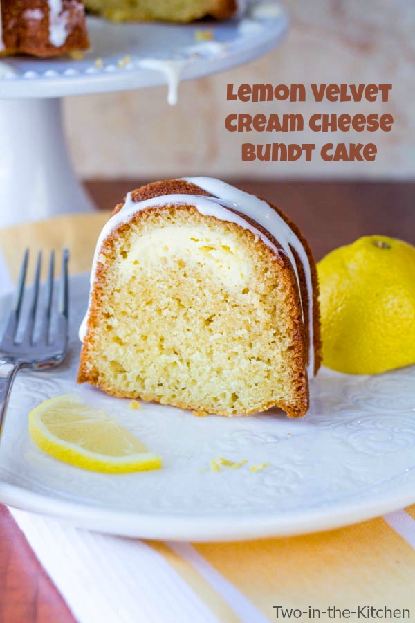 Lemon Velvet Cream Cheese Bundt Cake  Two in the Kitchen vvi