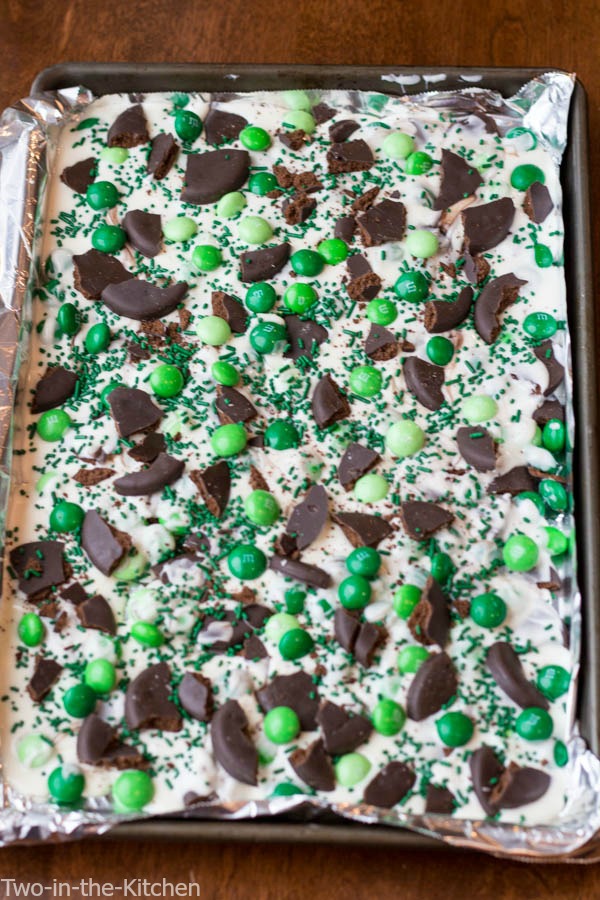Thin Mint Candy Bark  Two in the Kitchen vi