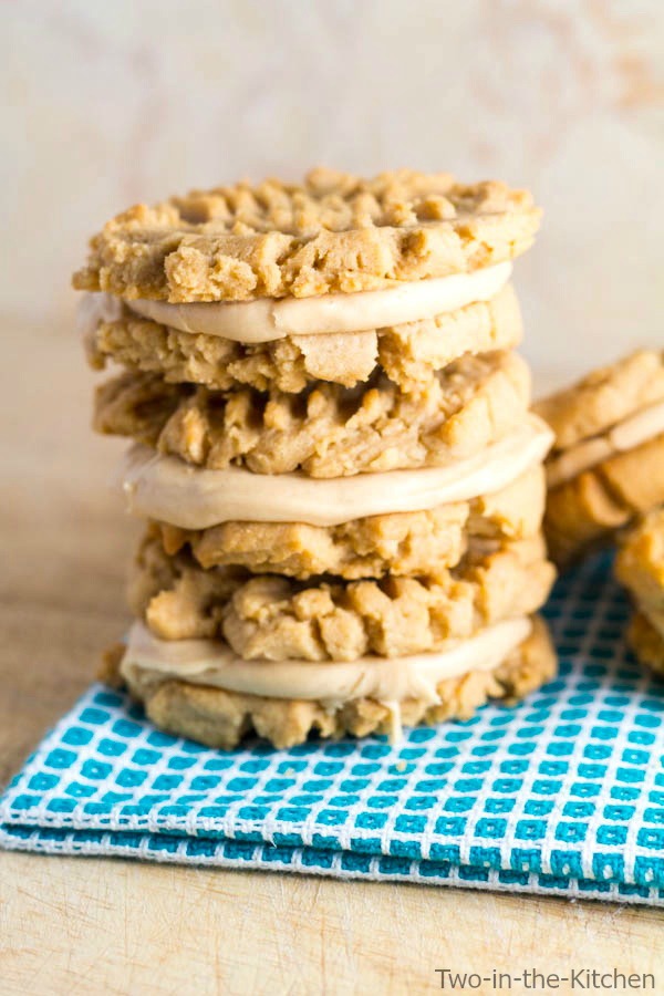 Peanut Butter Sandwich Cookies  Two in the Kitchen v