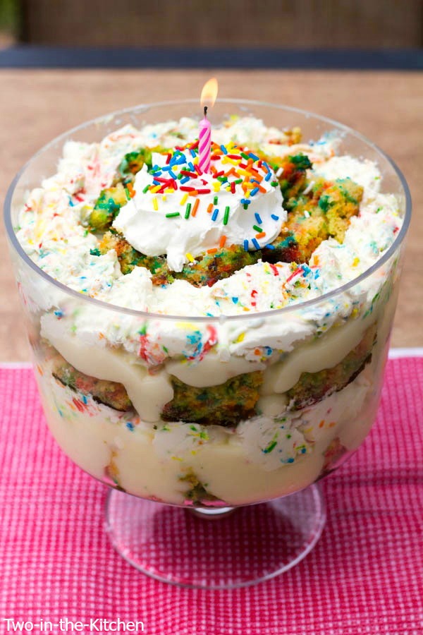 Funfetti Birthday Cake Trifle  Two in the Kitchen vi